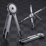 A8 Adjustable Folding Laptop & Mobile Stand with Carrying Pouch