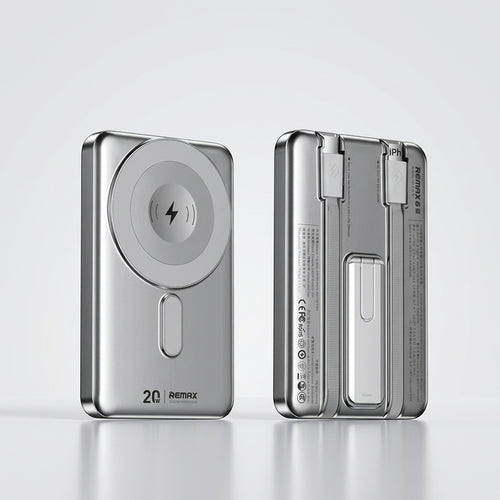 Remax Magnetic 15W Wireless PowerBank With Built in Foldable Stand 10000MAH CX2