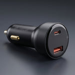 Baseus 38W Dual Type-C Fast Car Charger