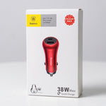 Baseus 38W Dual Type-C Fast Car Charger
