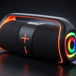 Kisonli K12 20W Bluetooth Speaker BT 5.2 USB TF AUX RGB