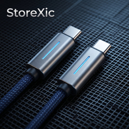 TechnoEDGE Connecta type C To Type C Super LED CAble 1  Year Warranty