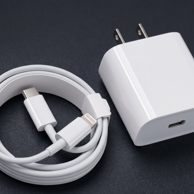 iPhone 20 Watt US Pin 2 in 1 Charger