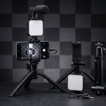 AY-49 Video Making Kit Vlogging Tripod Triple Band Light