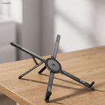 A8 Adjustable Folding Laptop & Mobile Stand with Carrying Pouch