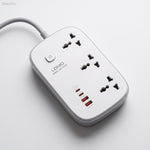 LDNIO SC6 65W GaN Power Strip Extension (3 Universal Sockets + 3 USB)